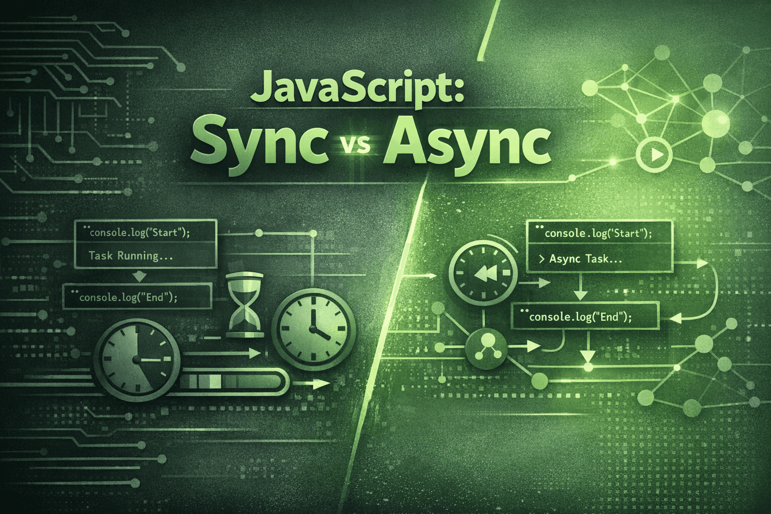 Synchronous vs Asynchronous JavaScript